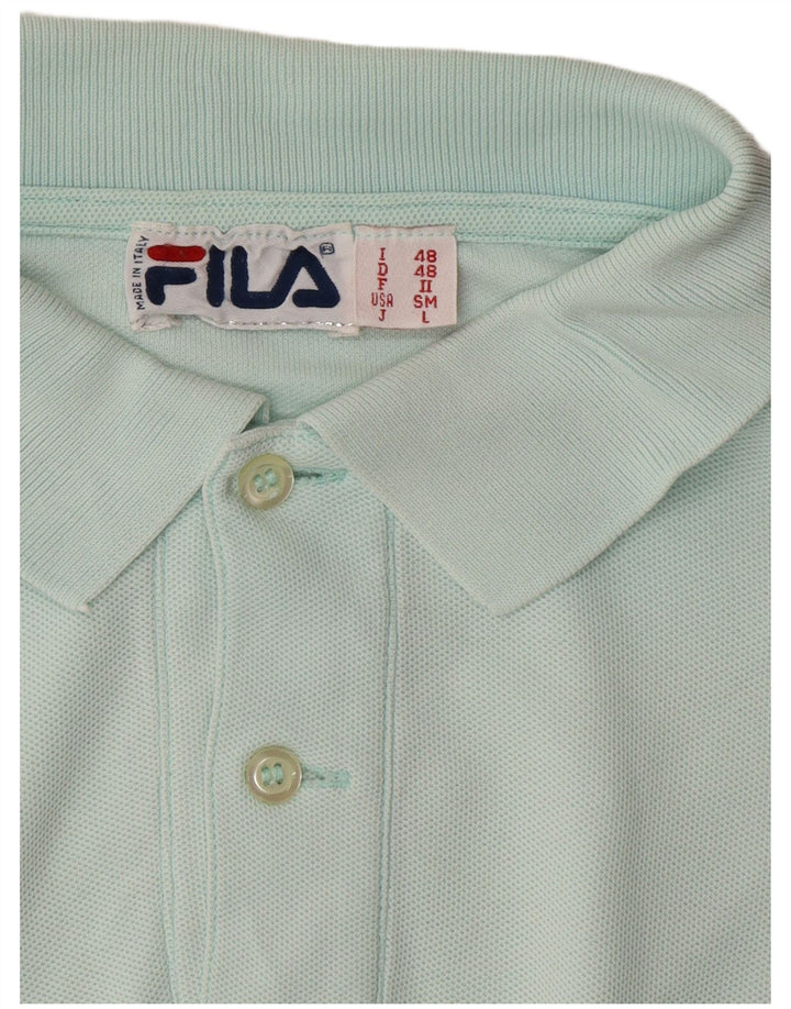 FILA Polo para hombre IT 48 Azul medio