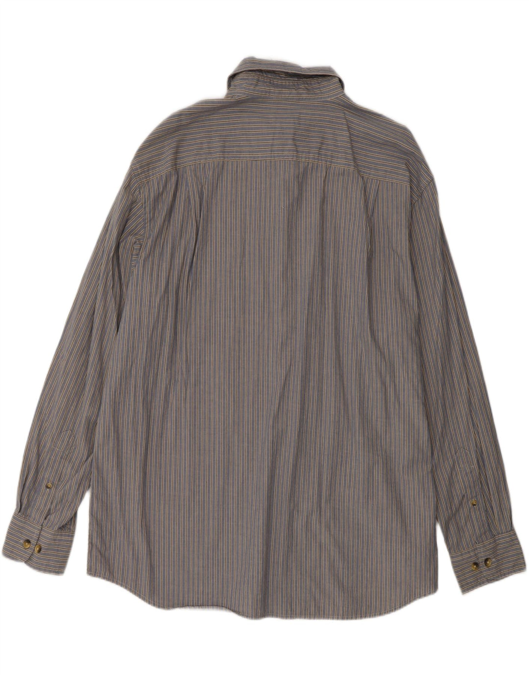 DOCKERS Mens Shirt XL Blue Striped Cotton Vintage Dockers and Second-Hand Dockers from Messina Hembry 