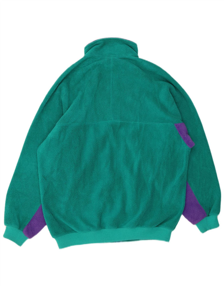 THINK PINK Chándal completo de forro polar para mujer IT 42 Verde medio Colorblock