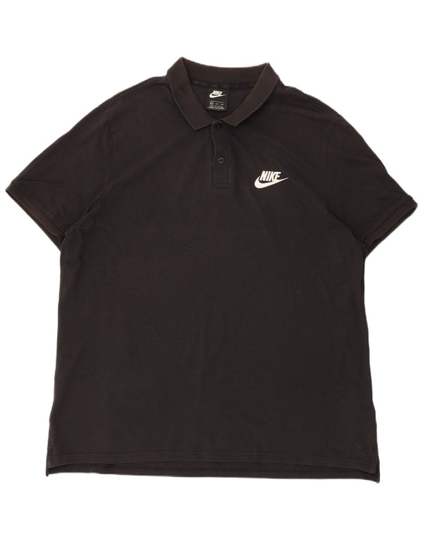 Nike Polo Hombre 2XL Algodón Negro