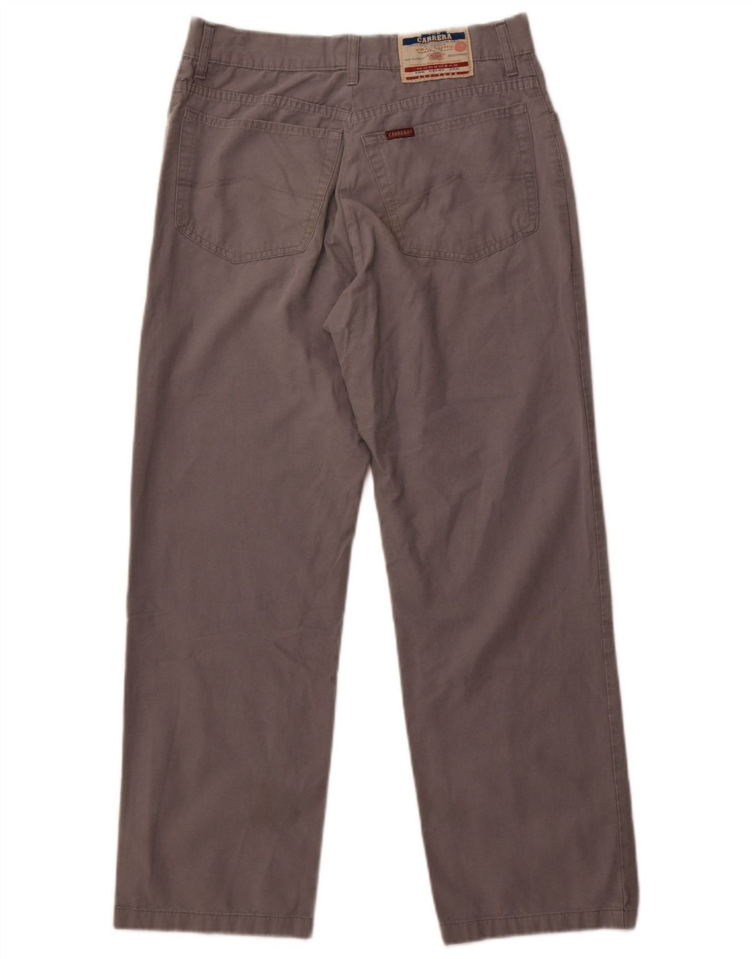 Pantalones informales rectos Carrera para hombre W30 L28 Gris