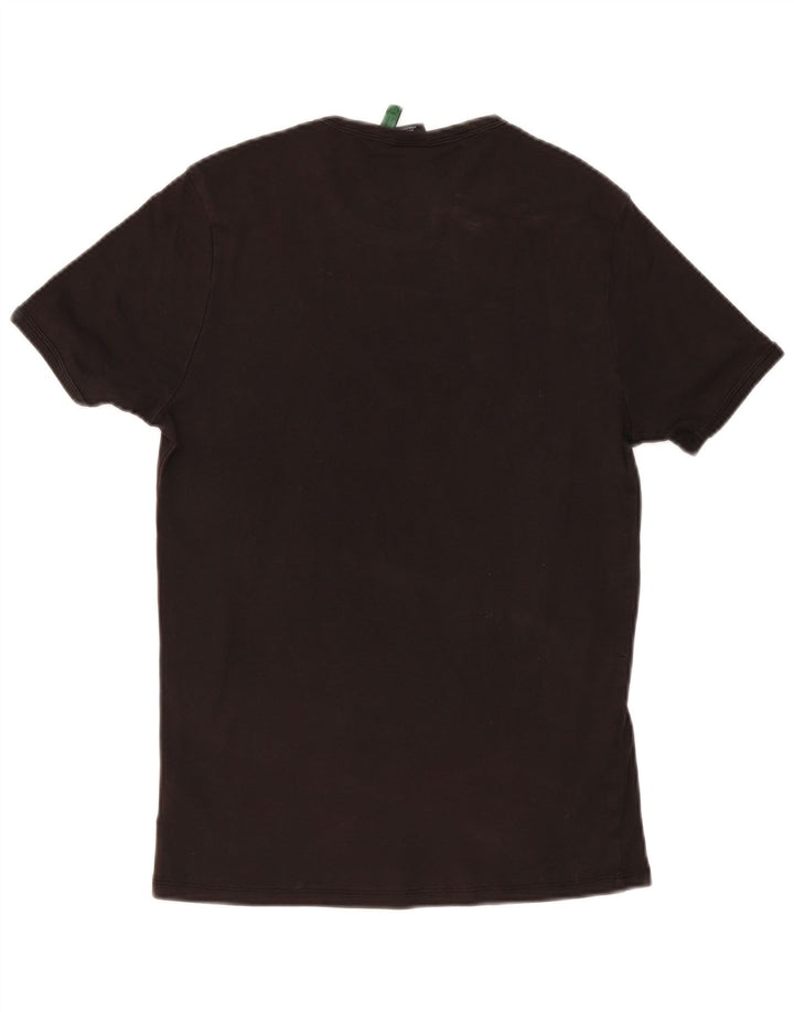 G-STAR Hombre Camiseta Top Medium Negro Algodón