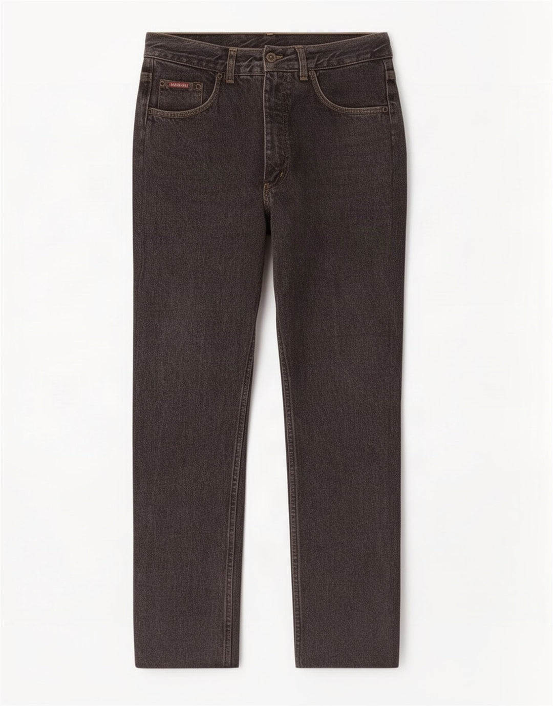 Vaqueros rectos para hombre Carrera W32 L28 Algodón gris