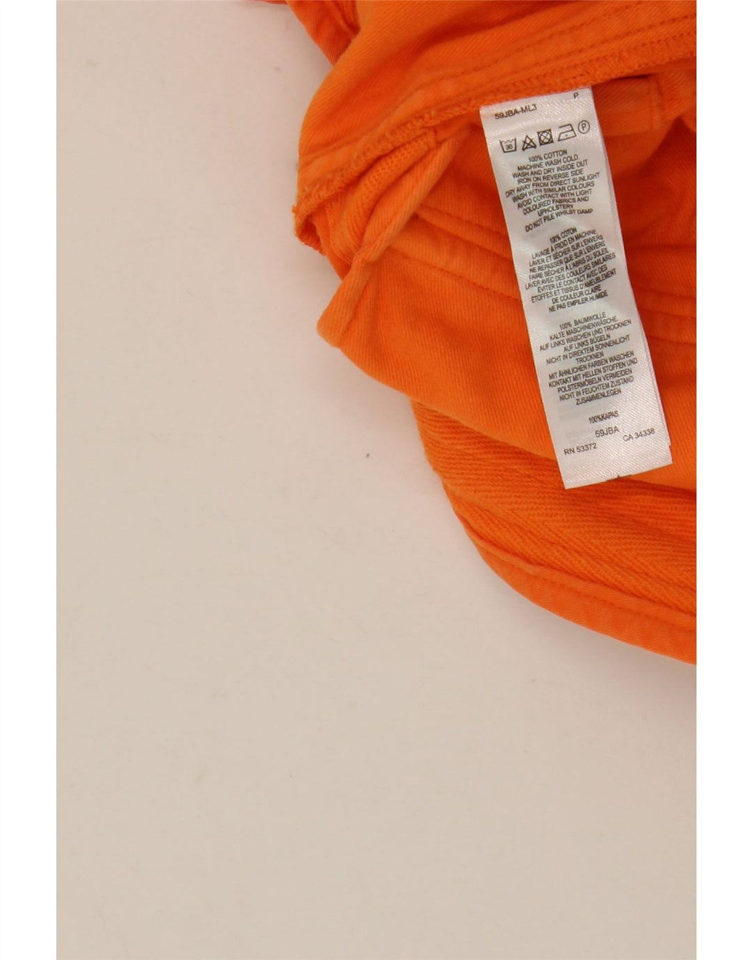 Pantalones cortos tipo cargo para hombre de French Connection W32 Algodón naranja mediano