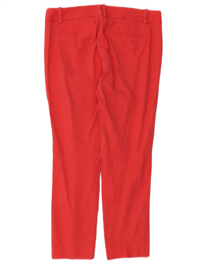 J. CREW Pantalones cortos ajustados para mujer US 10 Large W32 L25 Rojo