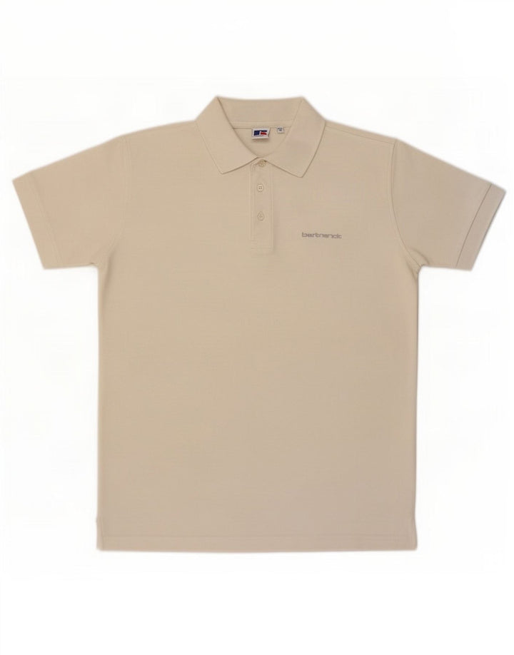 Polo Russell Athletic Hombre Algodón Blanco Mediano
