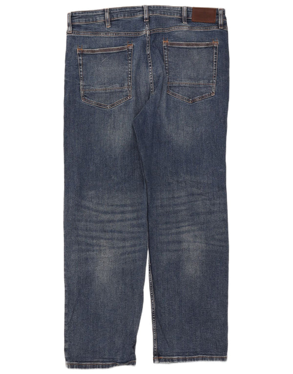 Marks & Spencer Mens Straight Jeans W38 L31 Blue Cotton