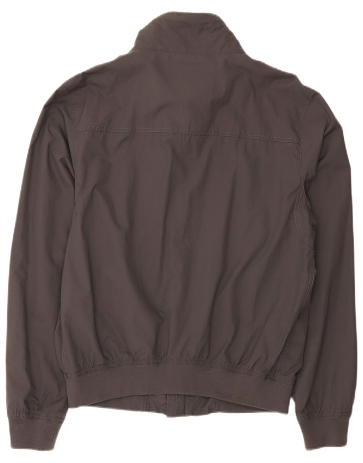 Napapijri Chaqueta impermeable bomber para hombre UK 38 Poliamida gris medio