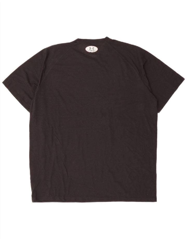UNDER ARMOUR Camiseta Heat Gear para hombre Top Grande Poliéster negro