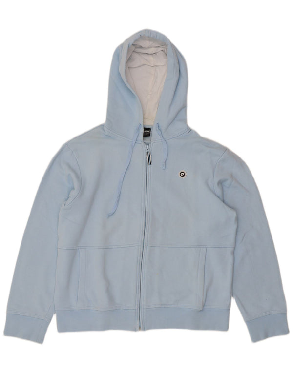 Lotto Sudadera con capucha y cremallera para mujer UK 40 XL Algodón azul