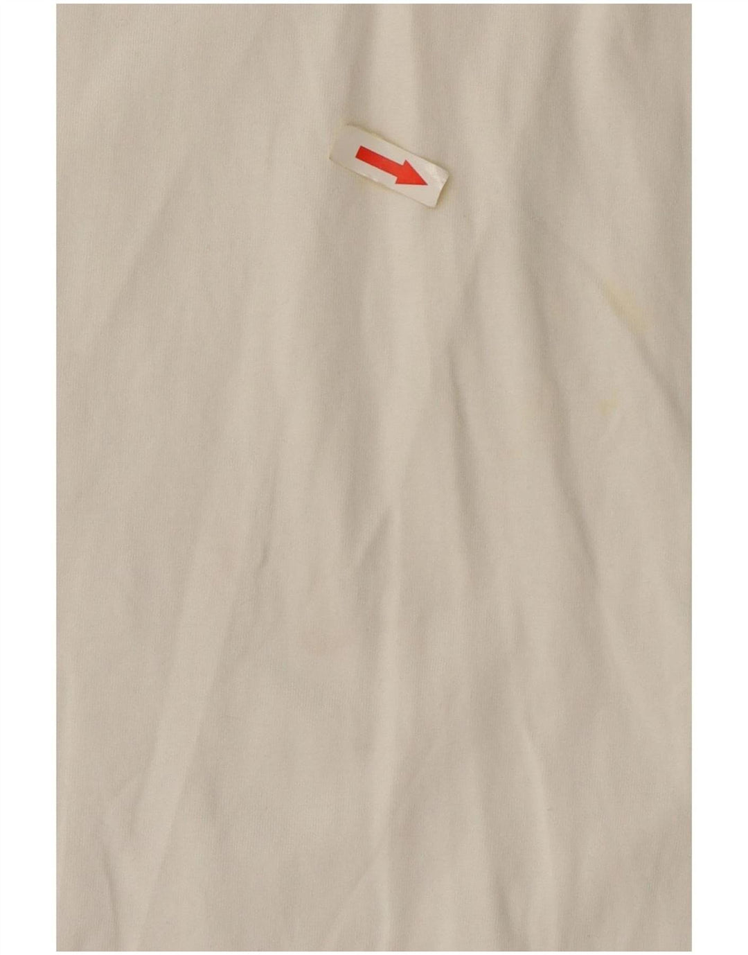 Massimo Dutti Camiseta Oversize Mujer Top UK 10 Small Blanco Algodón