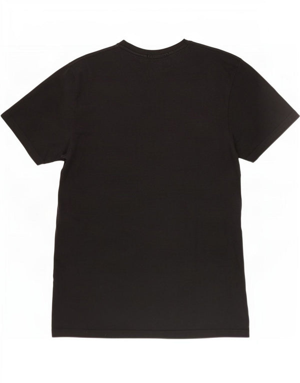 Ellesse - Camiseta para hombre, talla grande, color negro, algodón