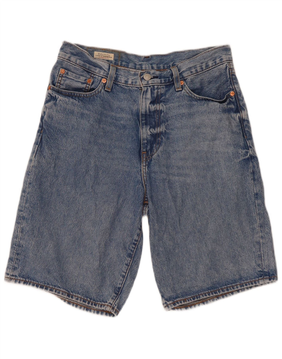 Levi's Hombre Shorts Vaqueros W30 Algodón Azul Medio