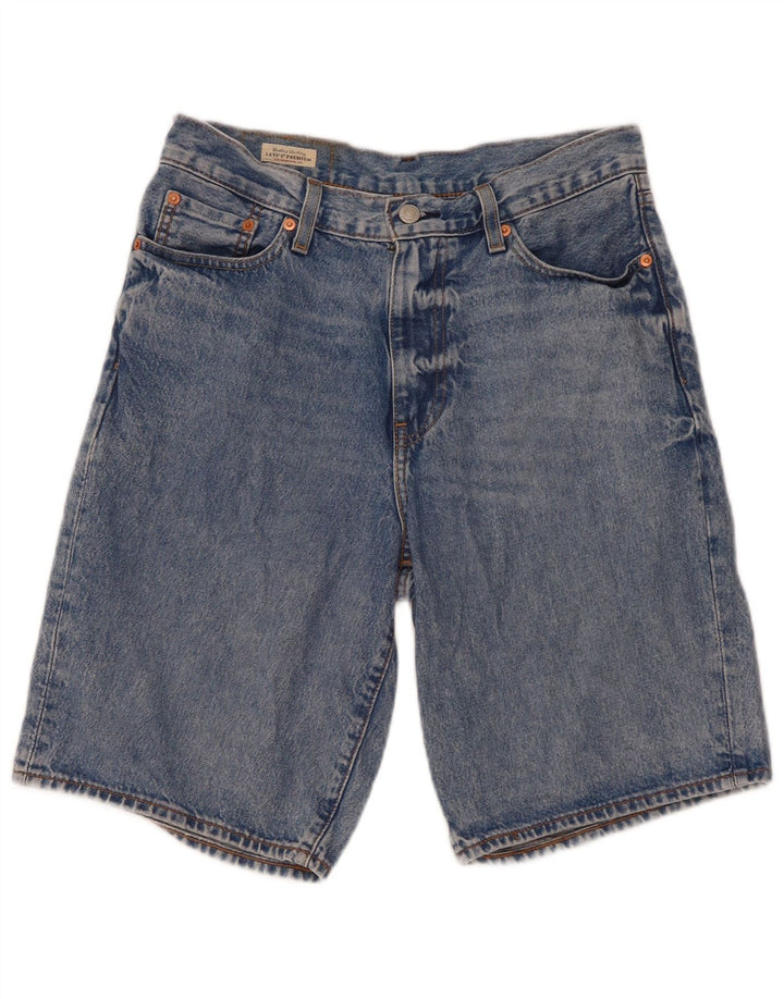Levi's Hombre Shorts Vaqueros W30 Algodón Azul Medio
