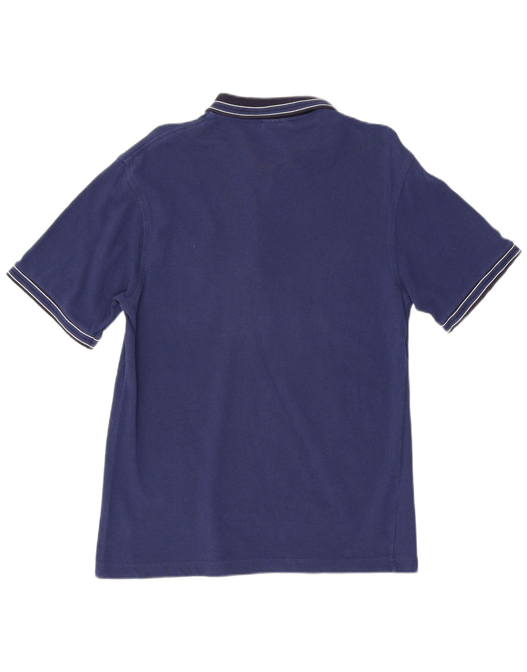 Polo Lacoste para hombre talla 3 pequeño algodón color block azul