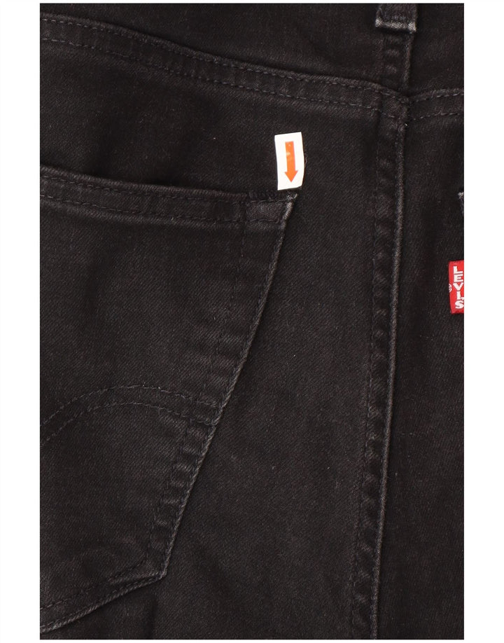 LEVI'S Vaqueros pitillo ajustados para hombre W32 L32 Algodón negro