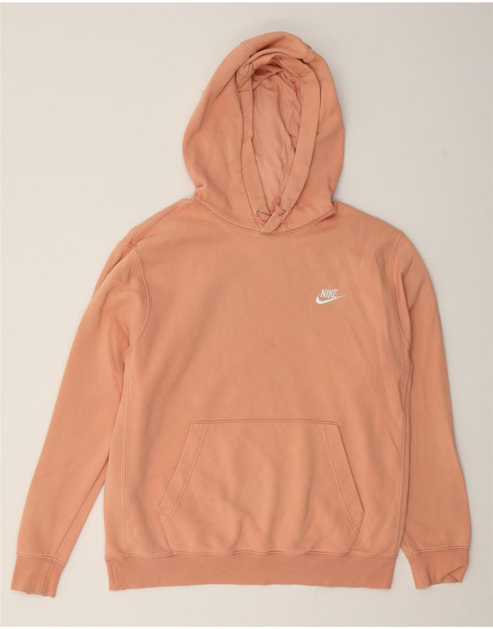 Nike Jersey con capucha extragrande para mujer UK 14 Algodón rosa medio