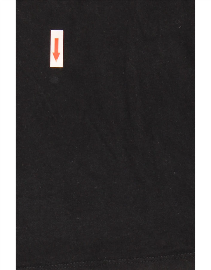 Superdry Camiseta para hombre Top grande de algodón negro