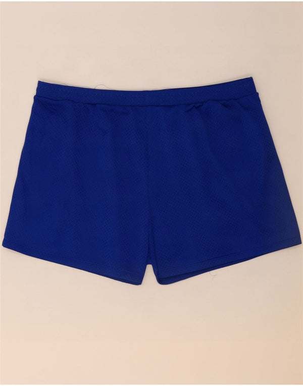 Champion Pantalones cortos deportivos para hombre poliéster azul grande