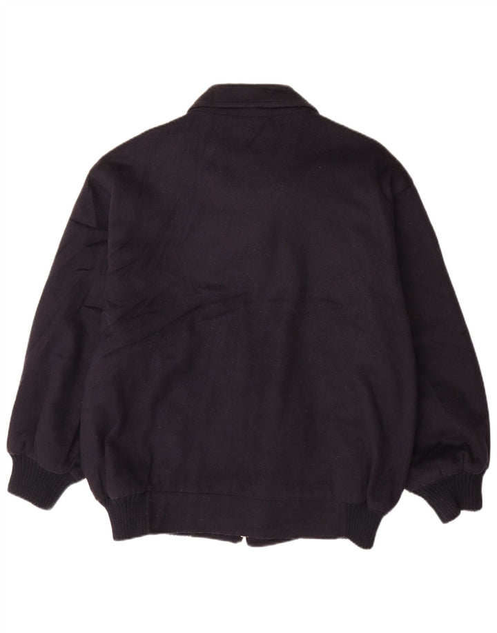 Steinbock Chaqueta Bomber para Hombre IT 54 2XL Lana Azul Marino