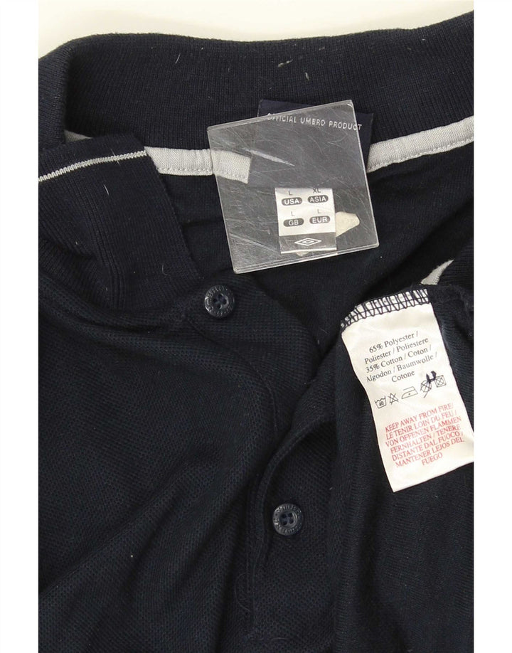Polo Umbro Hombre Grande Poliéster Azul Marino