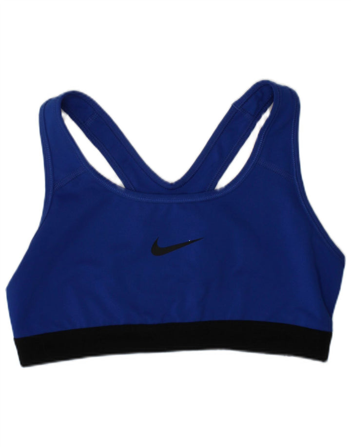 Nike Mujer Sport Bra Top Small Azul Poliéster Deportes