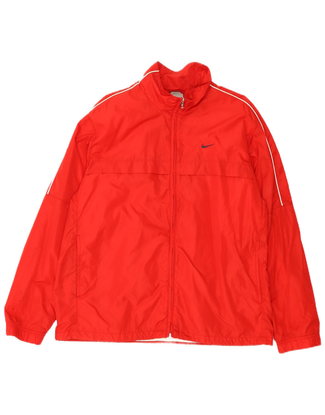Nike - Chaqueta cortavientos para hombre, talla 41/43, talla grande, color rojo