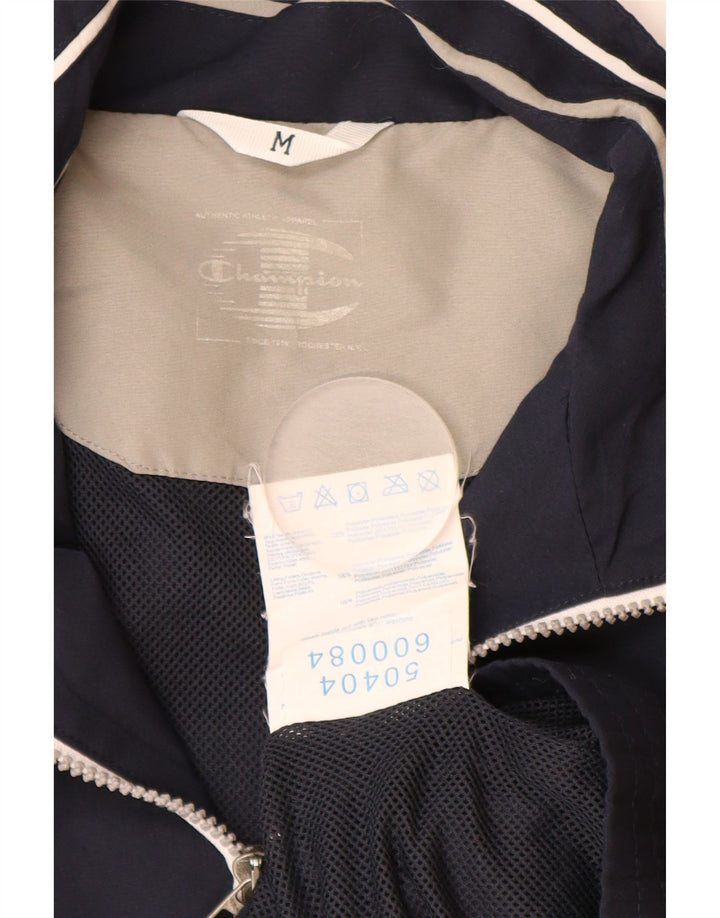 CHAMPION Chaqueta de chándal para hombre con bloques de color azul marino medio Poliéster