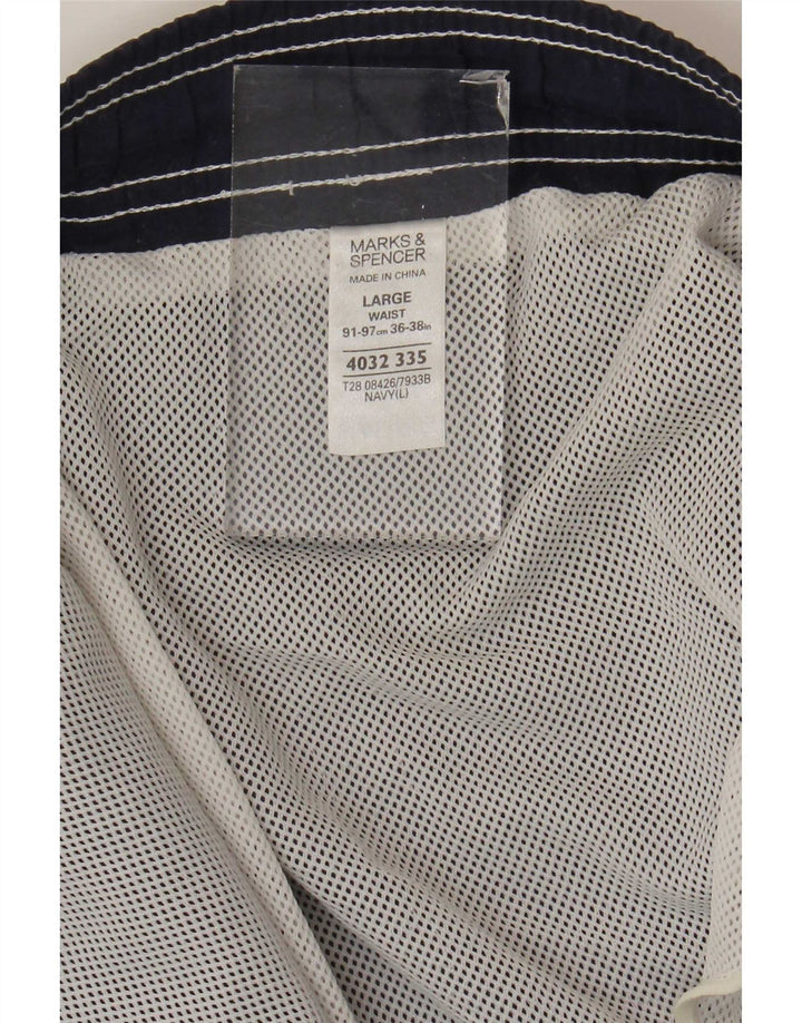 Marks & Spencer - Bañador para hombre, talla grande, poliéster, color azul marino