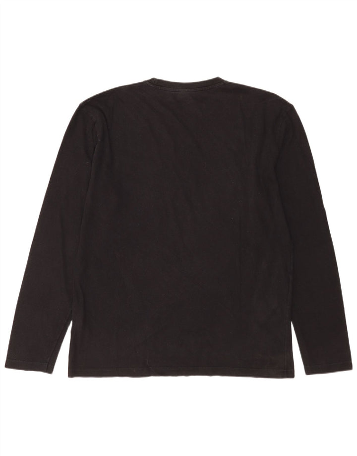 Levi's Mens Graphic Top Manga Larga Grande Algodón Negro