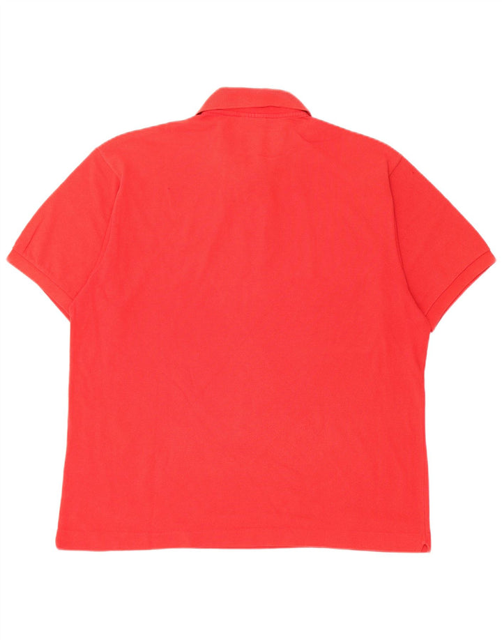 Polo Lacoste para hombre talla 5 grande algodón rojo