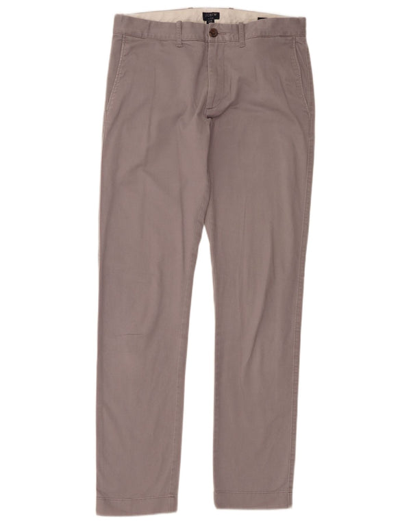 J. Crew Pantalones chinos ajustados para hombre W30 L32 Algodón gris