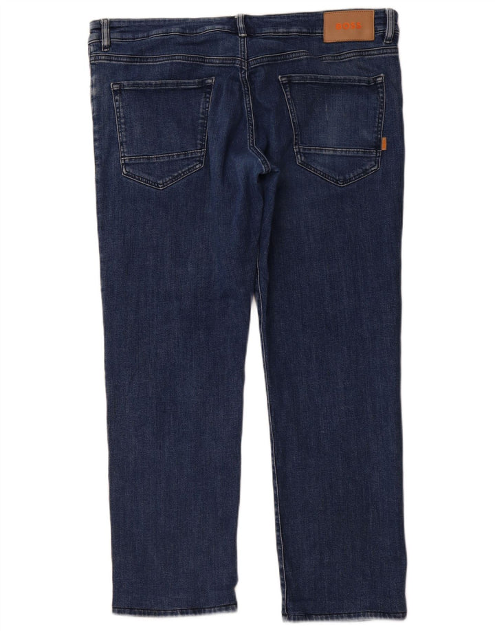 Vaqueros rectos para hombre HUGO BOSS W40 L29 Algodón azul