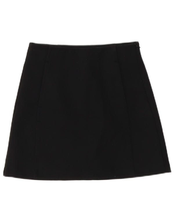 Zara Mujer Mini Falda XS W24 Negro Poliéster