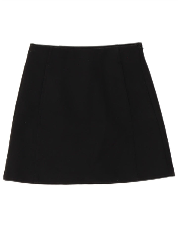 Zara Mujer Mini Falda XS W24 Negro Poliéster