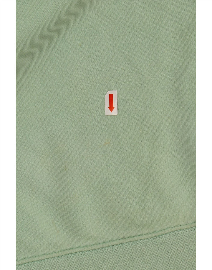 ADIDAS Jersey con capucha corta extragrande para mujer Reino Unido 8 Pequeño Algodón verde