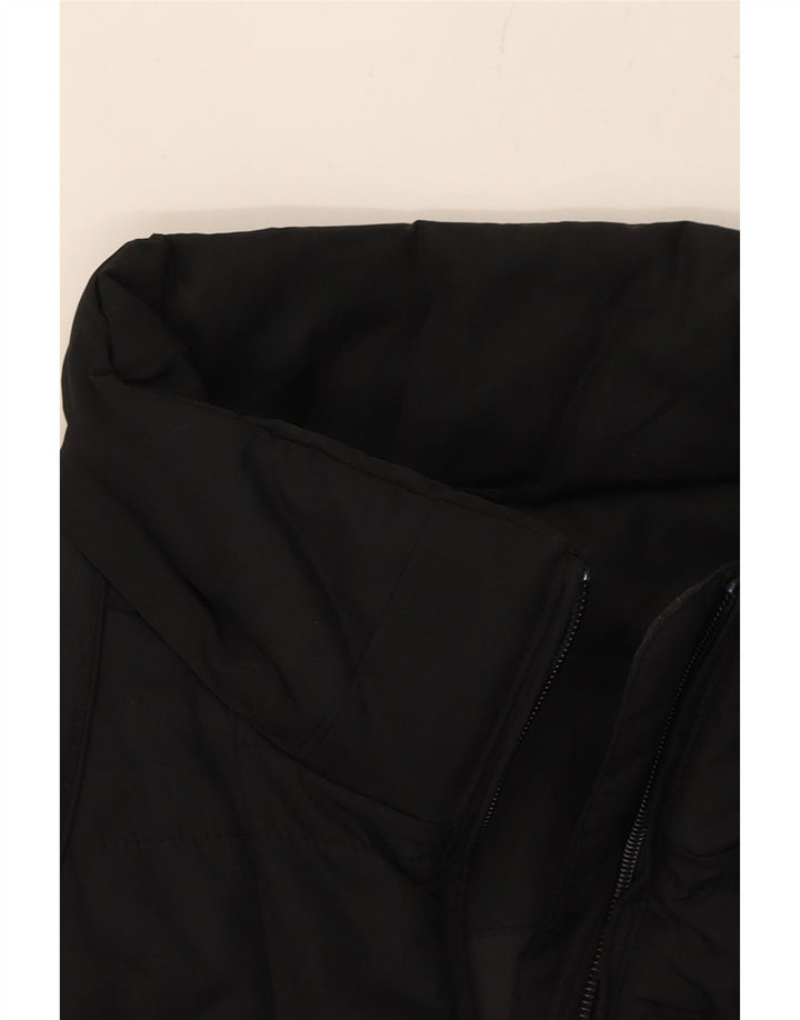 NIKE Womens Padded Jacket UK 12 Medium Black Polyester Vintage Nike and Second-Hand Nike from Messina Hembry 
