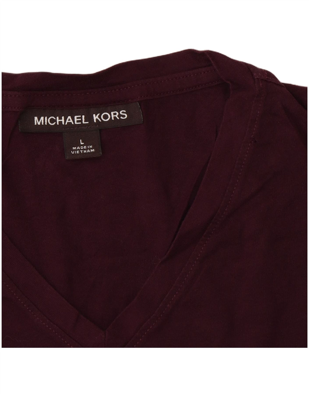 MICHAEL KORS Camiseta para hombre Top Grande Borgoña