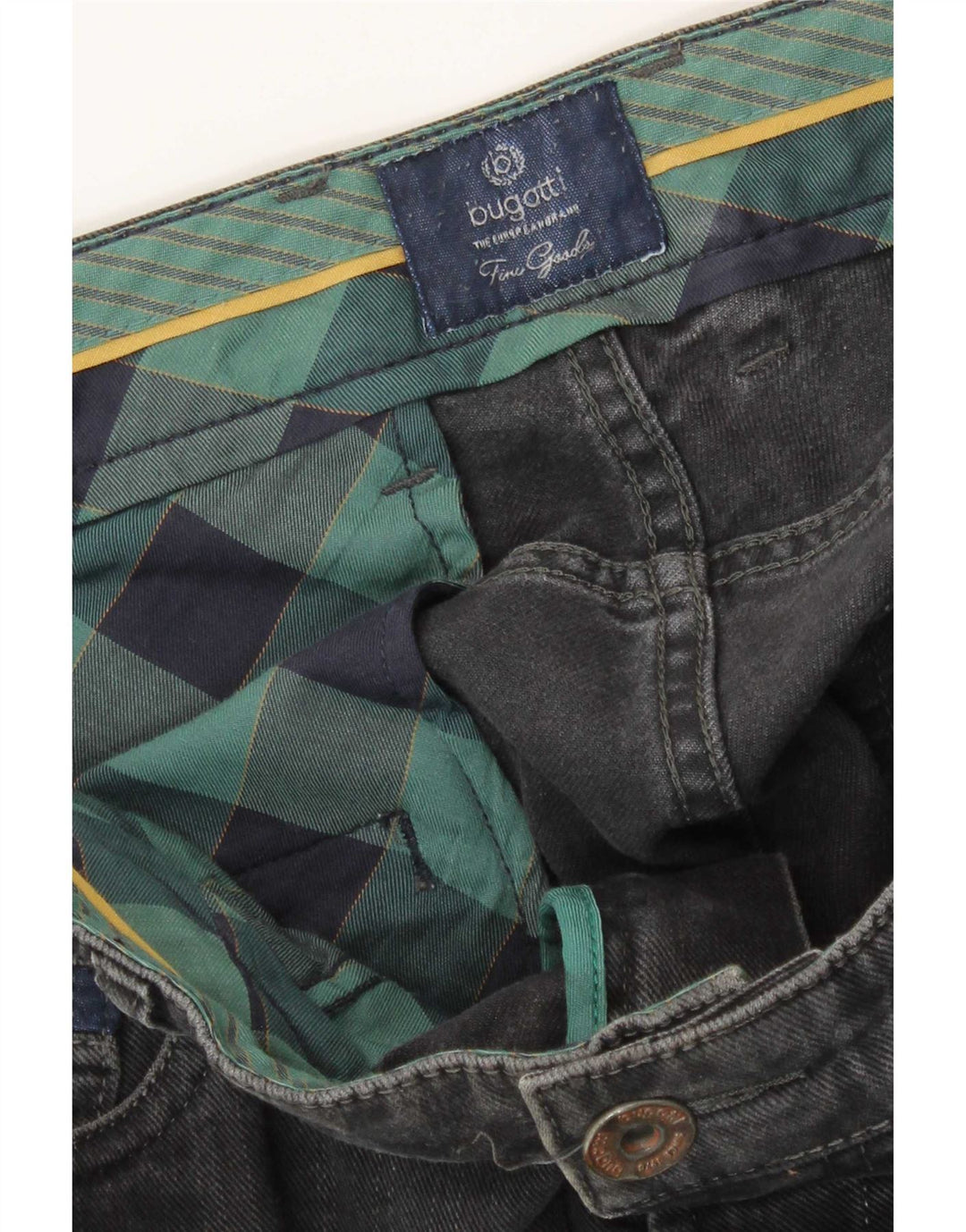 Vaqueros Bugatti Mujer Rectos W34 L31 Gris