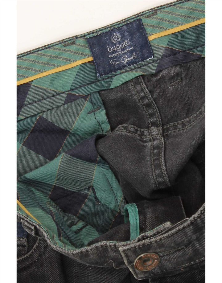 Vaqueros Bugatti Mujer Rectos W34 L31 Gris