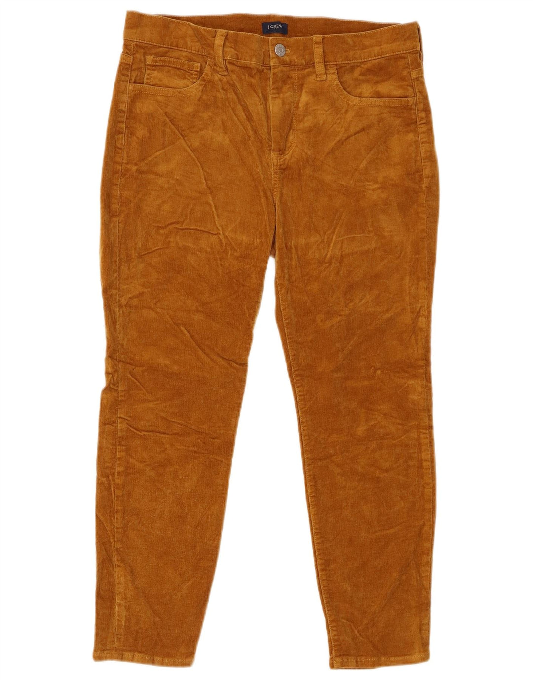 Pantalones de pana ajustados y cortos para mujer J. Crew W29 L24 Algodón marrón