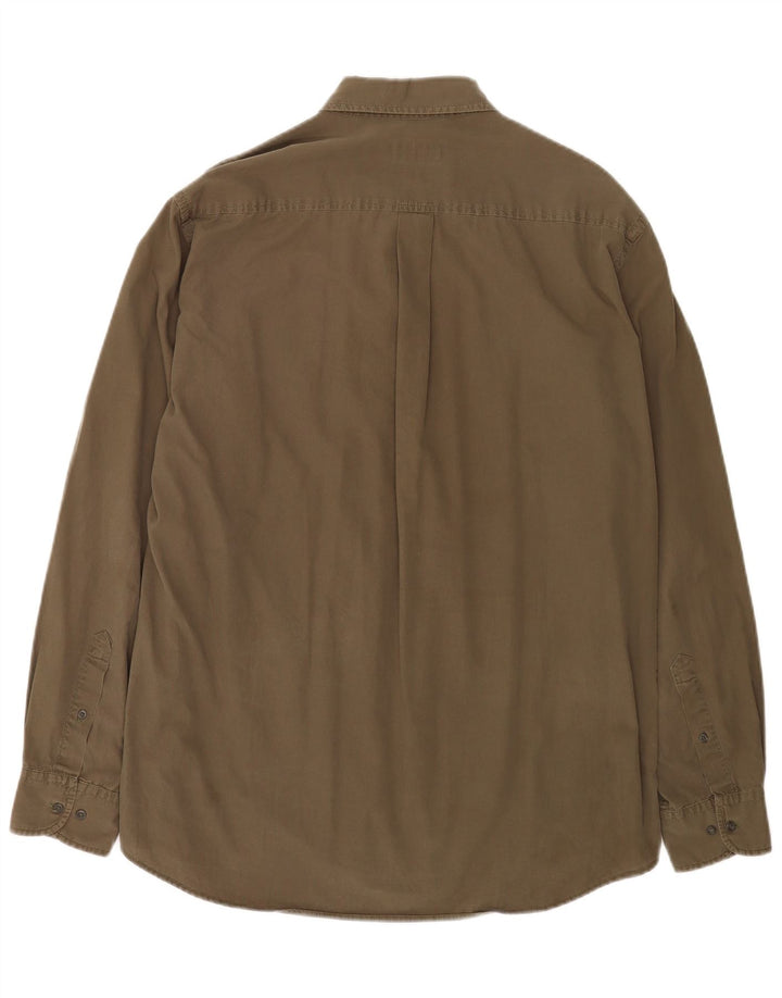 Camisa Kappa Hombre XL Caqui Algodón