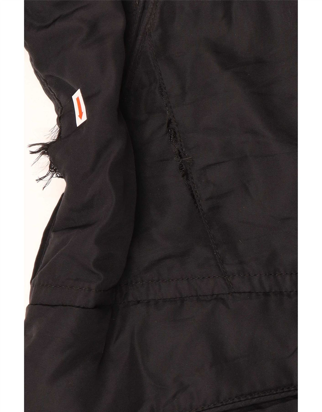 PEUTEREY Abrigo acolchado con capucha para mujer IT 46 Large Poliamida negra