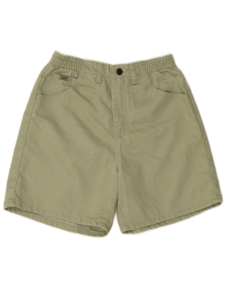 Lee Bermudas de cintura alta para mujer, tamaño pequeño, talla 4, tamaño pequeño, W26, algodón verde