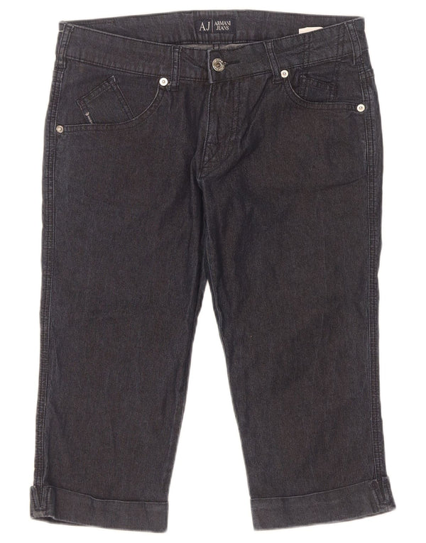 Armani Bermudas Vaqueras Mujer W29 L18 Algodón Azul Marino