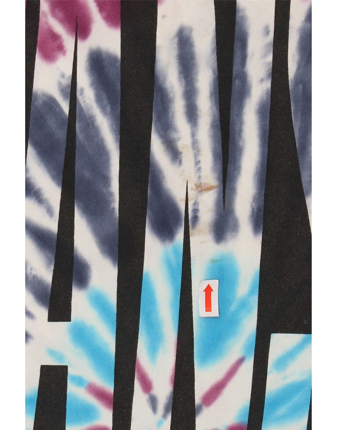 VANS Camiseta gráfica para hombre Top Medium Multicolor Tie Dye Algodón