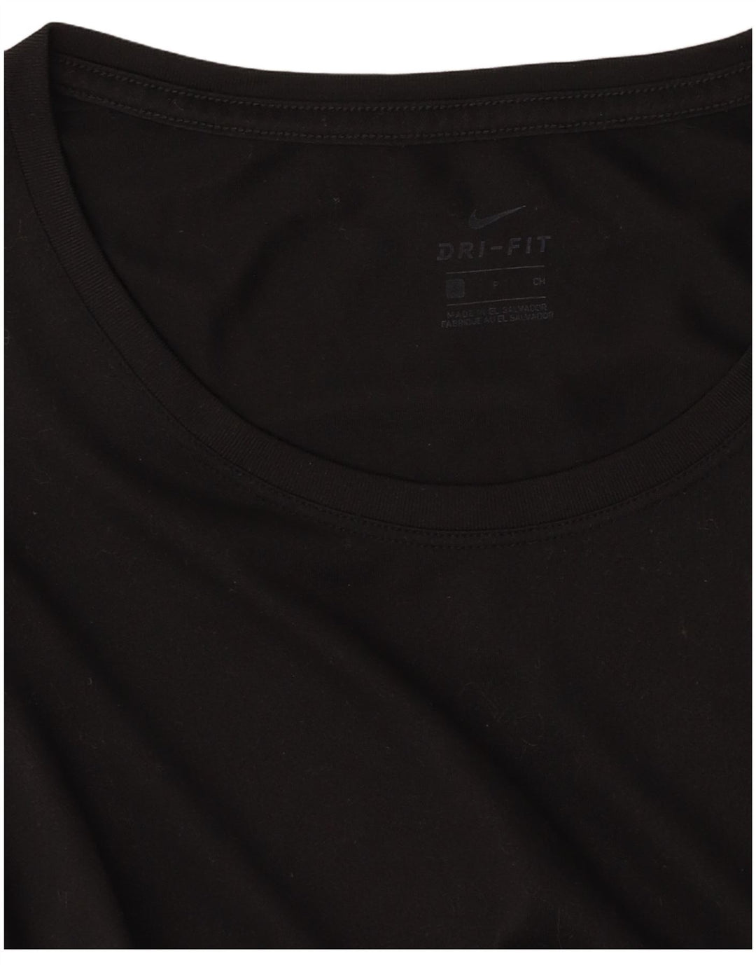 NIKE Camiseta Dri Fit para Mujer UK 10 Small Black