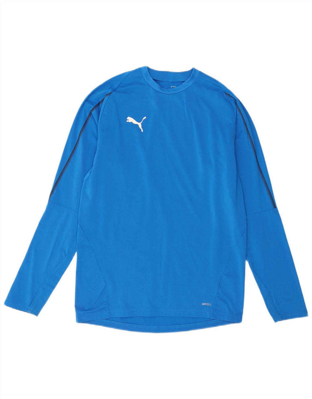 Camiseta Puma Hombre Manga Larga Poliéster Azul Medio