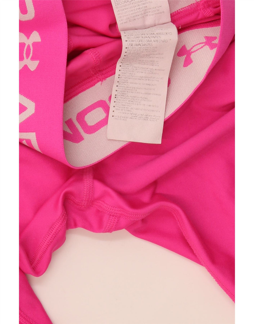 Under Armour Leggings gráficos para mujer UK 8 Small Poliamida rosa