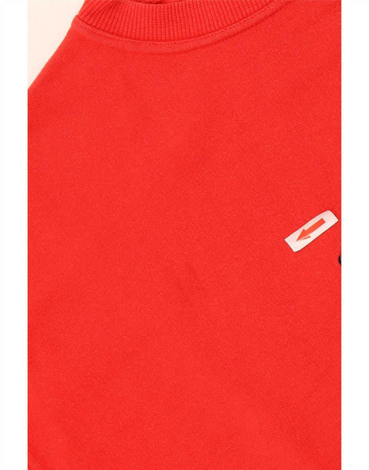 Trussardi Jeans Sudadera Estampada Hombre Jersey Mediano Rojo Algodón